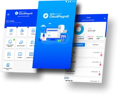 Singapore AutoCount Cloud Payroll Mobile App